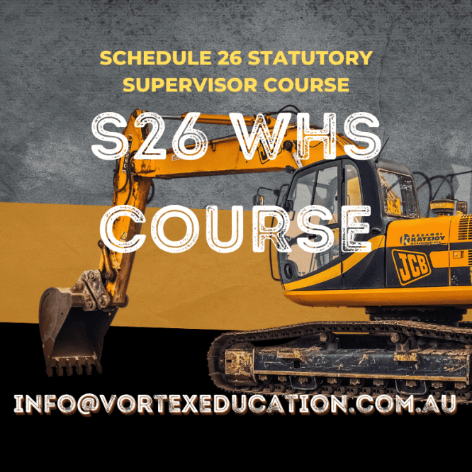 Schedule 26 Statutory Supervisor Course