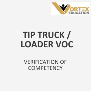 Tip truck - loader VOC